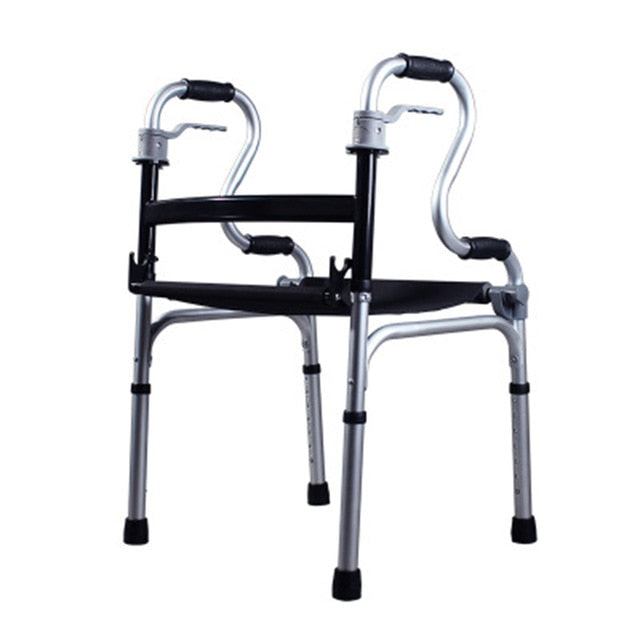 Outdoor uded for elderly walker adjustable and folding walking aids with comfortable backrest-Great Rehab Medical