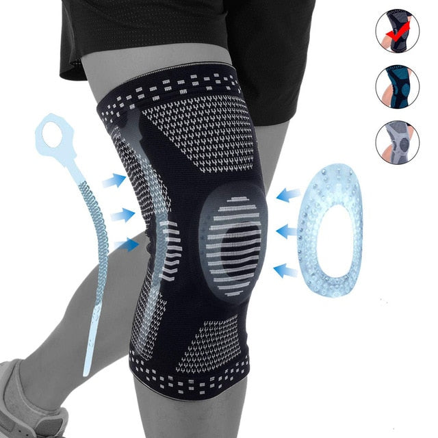 1PCS Knee Brace Compression Sleeve - Knee Braces Knee Support for Arthritis, Meniscus Tear, Joint Pain Relief & Sport-Great Rehab Medical