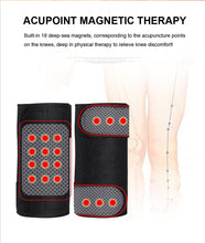 Load image into Gallery viewer, 1 Pair Knee Brace Support Pads Adjustable Tourmaline self-heating magnetic therapy Knee Protective Belt Arthritis Knee Massager-Great Rehab Medical
