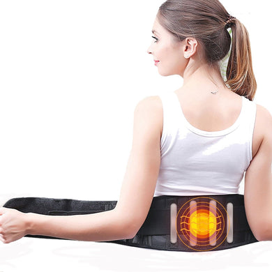 1PCS New Self-heating With 4 Plate Magnetic Tourmaline Belt For The Back With Waist Ceinture Tourmaline Support Brace Massager-Great Rehab Medical