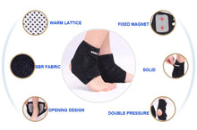 Load image into Gallery viewer, Tourmaline Self heating Far Infrared Magnetic Therapy Ankle Care belt Support Brace Heel Massager Foot Health Care-Great Rehab Medical
