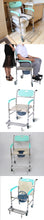 Load image into Gallery viewer, Bedside bath chair foldable disabled commode chair with bedpan for elderly-Great Rehab Medical
