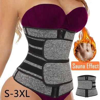 Neoprene Sauna Waist Trainer Corset Sweat Belt for Women Weight Loss Compression Trimmer Workout Fitness-Great Rehab Medical