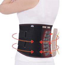 Load image into Gallery viewer, New Lumbar Spine Support Belt Lower Back Orthopedic Strain Pain Relief Magnetic Therapy Waist Back Brace Adjustable Elastic-Great Rehab Medical
