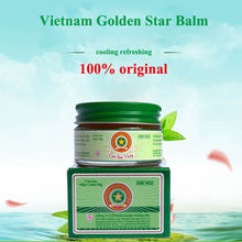 Load image into Gallery viewer, Vietnam gold Golden star Tiger Balm For Cold Headache Stomachache Dizziness Heat Stroke Insect Stings Essential Balm-Great Rehab Medical
