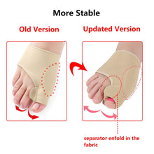 Load image into Gallery viewer, Bunion Corrector Hallux Valgus Foot Pedicure Sock Bone Thumb Toe Separators Correction Splint Foot Straightener Updated Version-Great Rehab Medical
