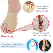 Load image into Gallery viewer, Bunion Corrector Hallux Valgus Foot Pedicure Sock Bone Thumb Toe Separators Correction Splint Foot Straightener Updated Version-Great Rehab Medical
