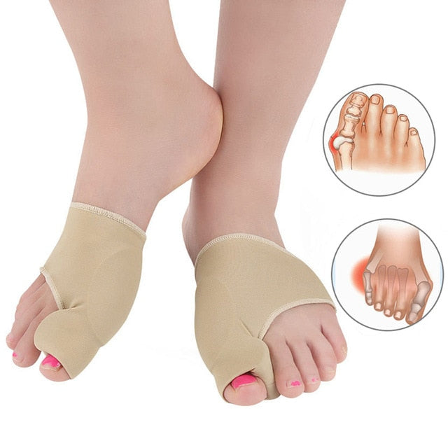 Bunion Corrector Hallux Valgus Foot Pedicure Sock Bone Thumb Toe Separators Correction Splint Foot Straightener Updated Version-Great Rehab Medical