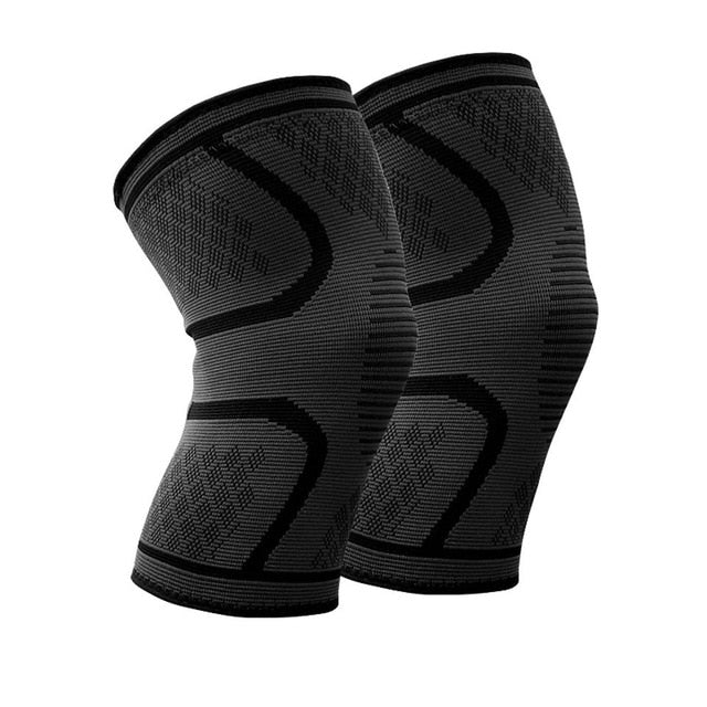 1 Pair Elastic Knee Pads Nylon Sports Fitness Kneepad Protective Gear Patella Brace Support Running Basketball Volleyball-Great Rehab Medical