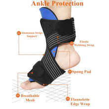 Load image into Gallery viewer, Plantar Fasciitis Night Splint Adjustable Foot Drop Ankle Brace for Sprain Ankle Pain Relief Ankle Support Orthosis Stabilizer-Great Rehab Medical
