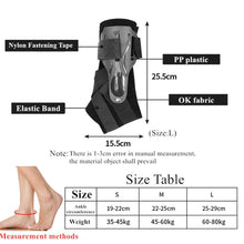 Load image into Gallery viewer, Adjustable Ankle Support Brace Stabilizer for Sprained Ankle Guard Elastic Foot Orthosis Plantar Fasciitis Splint Protector-Great Rehab Medical
