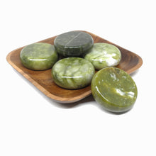 Load image into Gallery viewer, 6x6cm Spa hot Stone Beauty Stones Massage Green stone Natural Stone Hot Relieve Stress RELAX jade massage set toe massage-Great Rehab Medical
