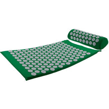 Load image into Gallery viewer, Acupressure Massage Mat Massager Cushion Mat Shakti Relieve Acupressure Mat Body Pain Acupuncture Spike Yoga Mat with Pillow-Great Rehab Medical
