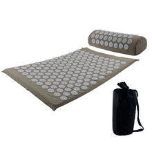 Load image into Gallery viewer, Acupressure Massage Mat Massager Cushion Mat Shakti Relieve Acupressure Mat Body Pain Acupuncture Spike Yoga Mat with Pillow-Great Rehab Medical
