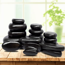 Load image into Gallery viewer, Hot Stone Massage Set Relieve Stress Back Pain Health Care Acupressure Lava Basalt Stones for Healthcare hot spa rock-Great Rehab Medical
