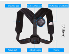 Load image into Gallery viewer, Brace Support Belt Adjustable Back Posture Corrector Clavicle Spine Back Shoulder Lumbar Posture Correction-Great Rehab Medical
