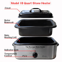 Load image into Gallery viewer, Tontin 220V 1450W electric heat massage energy stone heater 18L English explanations heating pot-Great Rehab Medical
