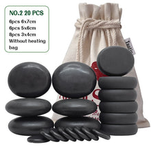 Load image into Gallery viewer, TONTIN Hot stone Massage set round stone basalt massage stones massager tool Salon SPA Heater bag 220 &amp; 110 Volt CE and ROHS-Great Rehab Medical
