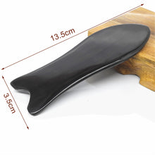 Load image into Gallery viewer, Good quality! Massage Tool body meridian Guasha board Buffalo Horn/Scrapping plate scraper V-line slimming-Great Rehab Medical
