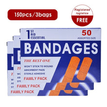 Load image into Gallery viewer, 50pcs bandages Waterproof Breathable Band Aid Hemostasis Adhesive Bandages Medical Patch Curative-Great Rehab Medical
