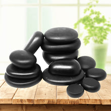 Load image into Gallery viewer, Hot Stone Massage Set Relieve Stress Back Pain Health Care Acupressure Lava Basalt Stones for Healthcare spa rock-Great Rehab Medical
