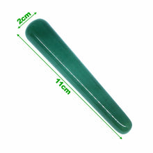 Load image into Gallery viewer, New Massage Tool Guasha Board Natural green jade scraping plate scraper stone massager thin slimming face-Great Rehab Medical
