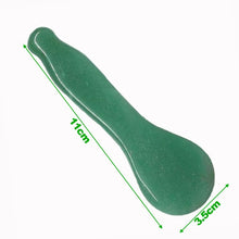 Load image into Gallery viewer, New Massage Tool Guasha Board Natural green jade scraping plate scraper stone massager thin slimming face-Great Rehab Medical
