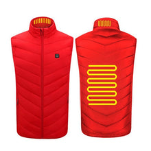 Load image into Gallery viewer, Winter Outdoor Men Heating Vest Sleevless Jacket Travel Heating Vest Control Temperature Warm Hunting Jacket-Great Rehab Medical
