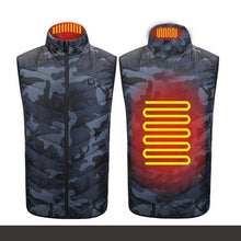 Load image into Gallery viewer, Winter Outdoor Men Heating Vest Sleevless Jacket Travel Heating Vest Control Temperature Warm Hunting Jacket-Great Rehab Medical
