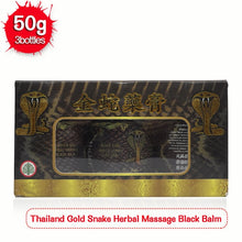 Load image into Gallery viewer, Original Golden snake tiger balm ointment thailand joint pain relief muscle pain relax balm medical plaster oil patch knee pain-Great Rehab Medical
