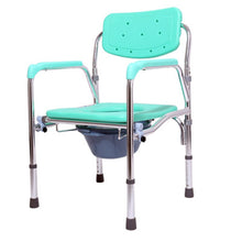 Load image into Gallery viewer, Lightweight space-saving toilet chair medical adjustable bedside commode chair for elderly and disabled-Great Rehab Medical
