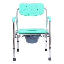 Load image into Gallery viewer, Lightweight space-saving toilet chair medical adjustable bedside commode chair for elderly and disabled-Great Rehab Medical
