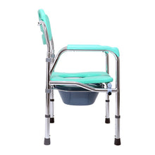 Load image into Gallery viewer, Lightweight space-saving toilet chair medical adjustable bedside commode chair for elderly and disabled-Great Rehab Medical
