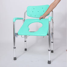 Load image into Gallery viewer, Lightweight space-saving toilet chair medical adjustable bedside commode chair for elderly and disabled-Great Rehab Medical
