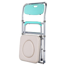 Load image into Gallery viewer, Medical steel nursing care bath chair folding potty commode toilet chair for adults-Great Rehab Medical
