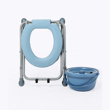 Load image into Gallery viewer, Lightweight easy plastic toilet chair folding bathroom for pregnant woman-Great Rehab Medical
