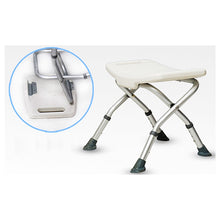 Load image into Gallery viewer, Aluminum shower seat bath chair without back potty bathroom benches stool for adults and elderly-Great Rehab Medical
