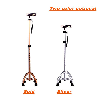 Medical 4 feet telescopic walking stick adjustable walker aluminum alloy walking aids for elderly-Great Rehab Medical