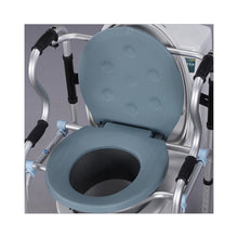 Load image into Gallery viewer, Adjustable commode walking aids with bedpan for disabled-Great Rehab Medical
