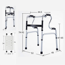 Load image into Gallery viewer, High quality two handrail adjustable and folding medical walking aids with shower chair for elderly-Great Rehab Medical
