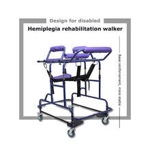 Load image into Gallery viewer, Hospital and home care Hemiplegia rehabilitation walker adjustable walking aid exercise equipment with 300lbs bearing-Great Rehab Medical
