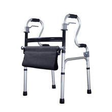 Load image into Gallery viewer, Hight quality ouble handrail walking aids with seat adjustable aluminum foldable walkers for the elderly walking aids-Great Rehab Medical
