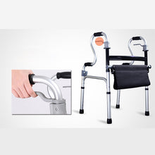 Load image into Gallery viewer, Foldable aluminum alloy walking aids adjustable for old man-Great Rehab Medical
