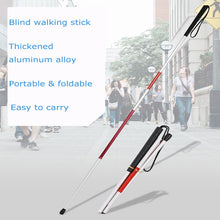 Load image into Gallery viewer, Folding aluminum alloy guide blind cane walking stick for disabled-Great Rehab Medical
