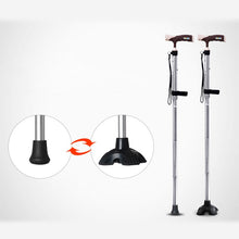 Load image into Gallery viewer, Medical foldable portable adjustable old man walking canes climbing walking stick-Great Rehab Medical
