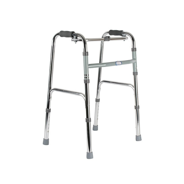 Foldable elderly walker lightweight folding walkers aluminum mobility disabled people walking aids-Great Rehab Medical