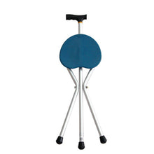 Load image into Gallery viewer, Lightweight three-legged walking stick outdoor portable with chair-Great Rehab Medical
