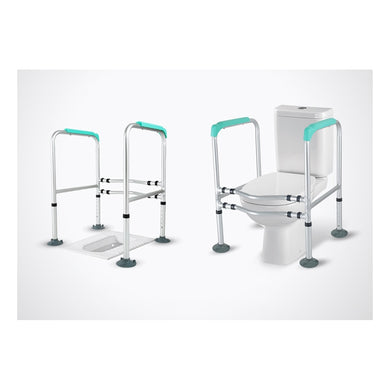 Multifunctional anti-slip toilet assistant toilet safety grab rail width and height adjustable toilet commode frame-Great Rehab Medical