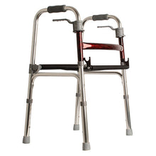 Load image into Gallery viewer, Medical portable walking aid folding 6 heights adjustable aluminum frame walkers for disabled-Great Rehab Medical
