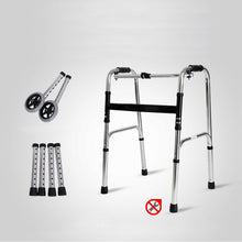 Load image into Gallery viewer, 2 wheels foldable walking aids adjustable folding for patient-Great Rehab Medical
